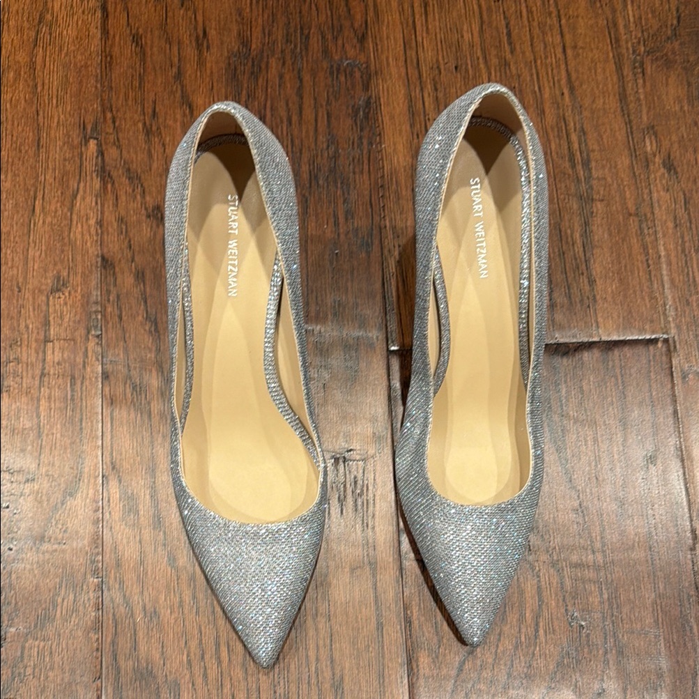 Stuart Weitzman Silver Women's Heels